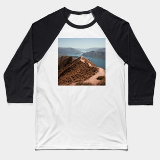 Roys Peak Famous Travel Destination Wanaka Lake Baseball T-Shirt